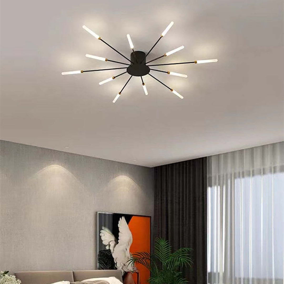 LED loftlampe – moderne stjerneformet lysdesign