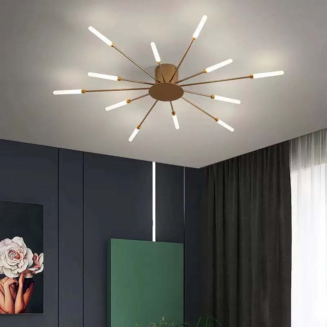 LED loftlampe – moderne stjerneformet lysdesign