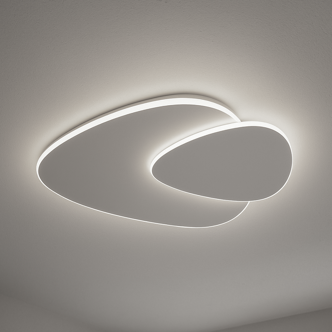Slank LED Påbygningsloftlampe I Moderne Design