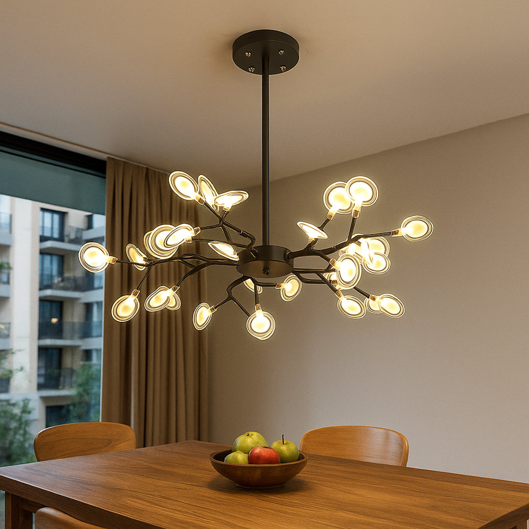 Forgrenet Akryl LED Lysekrone I Moderne Luksusstil