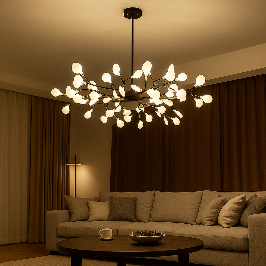 Forgrenet Akryl LED Lysekrone I Moderne Luksusstil