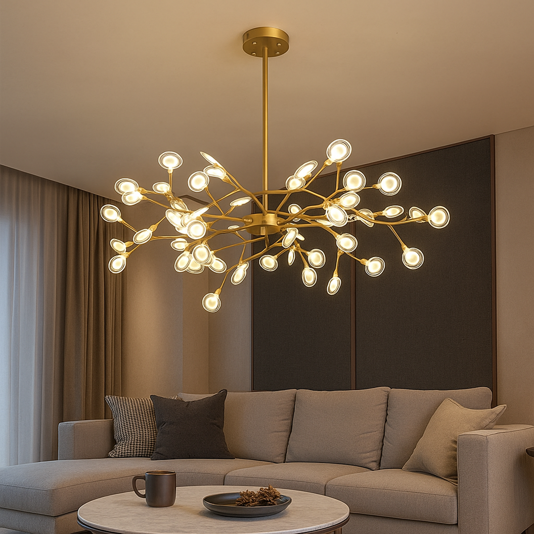 Forgrenet Akryl LED Lysekrone I Moderne Luksusstil