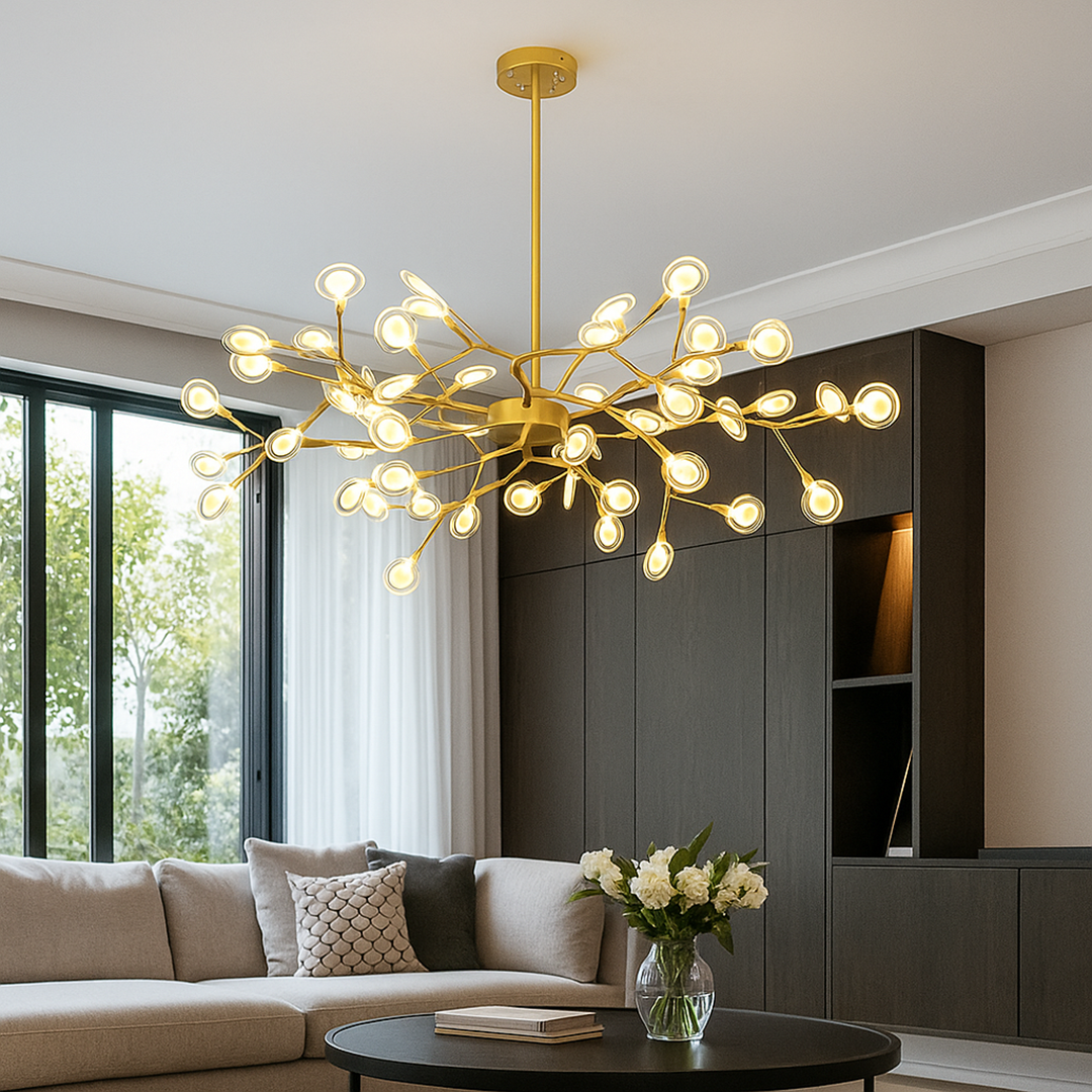 Forgrenet Akryl LED Lysekrone I Moderne Luksusstil