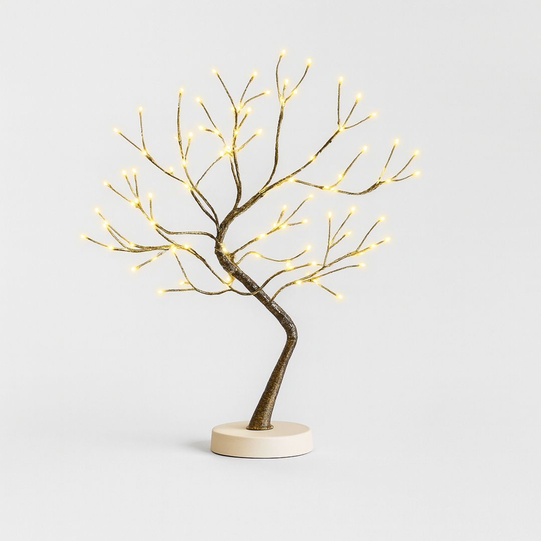 Træformet LED Bordlampe Til Hyggelig Indendørsbelysning