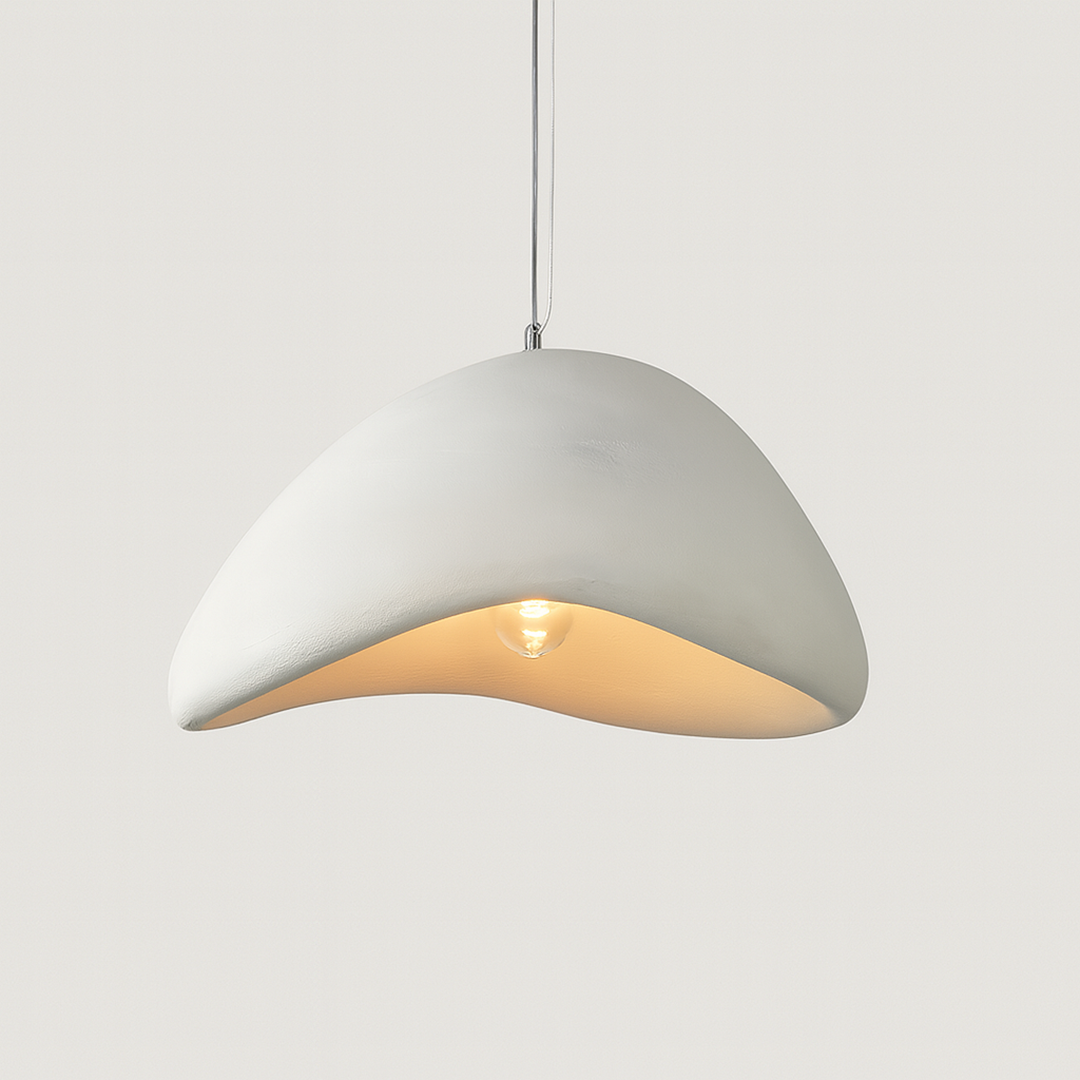 Japansk Kokon Pendellampe I Zen Minimalistisk Design