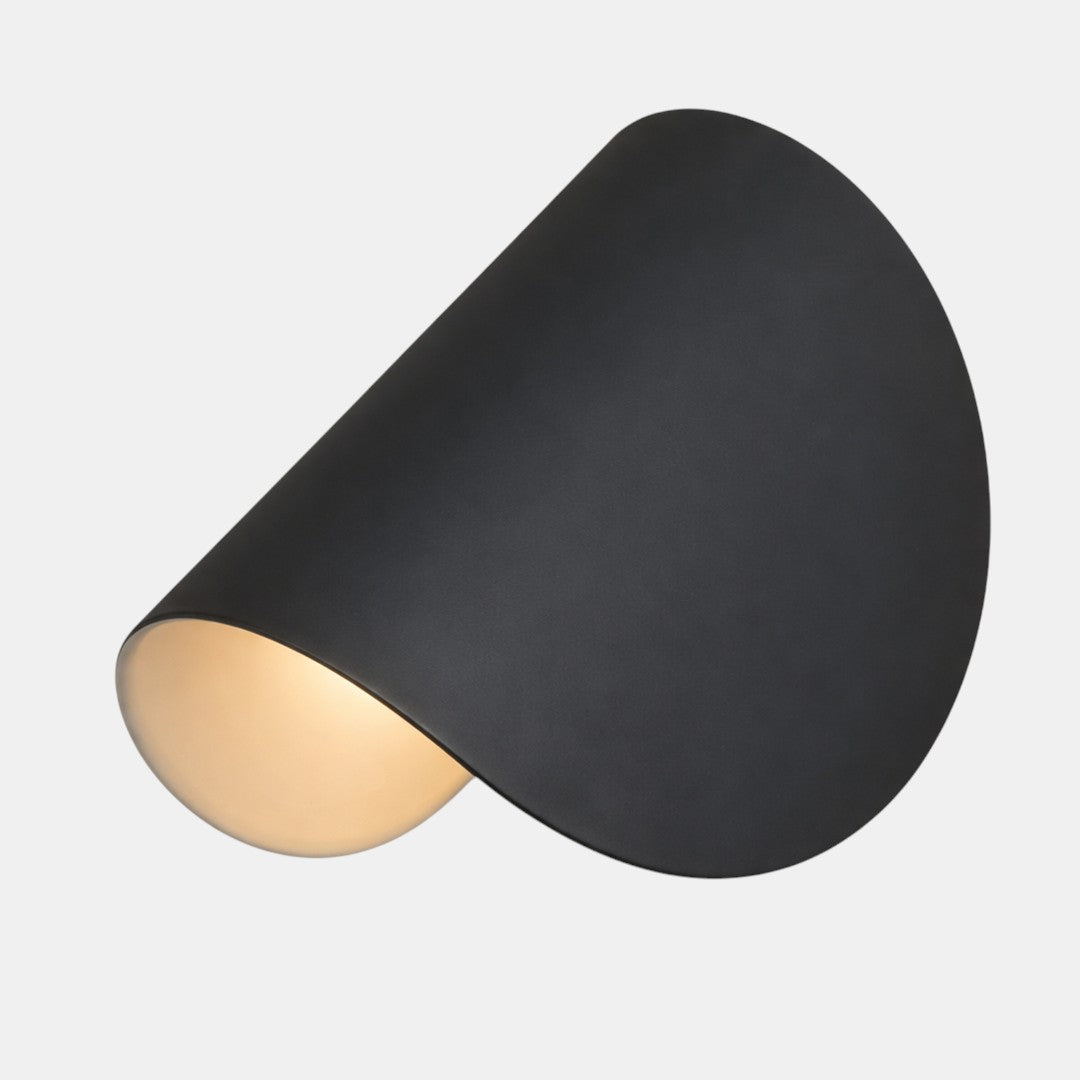 Metallisk LED væglampe – drejbar cylindrisk design med varmt hvidt lys