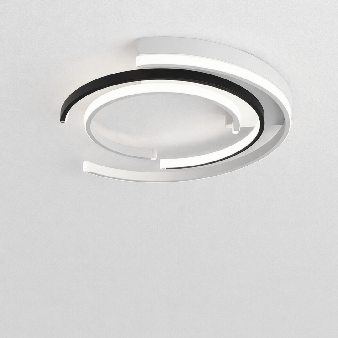 Cirkulær LED loftlampe – moderne integreret design