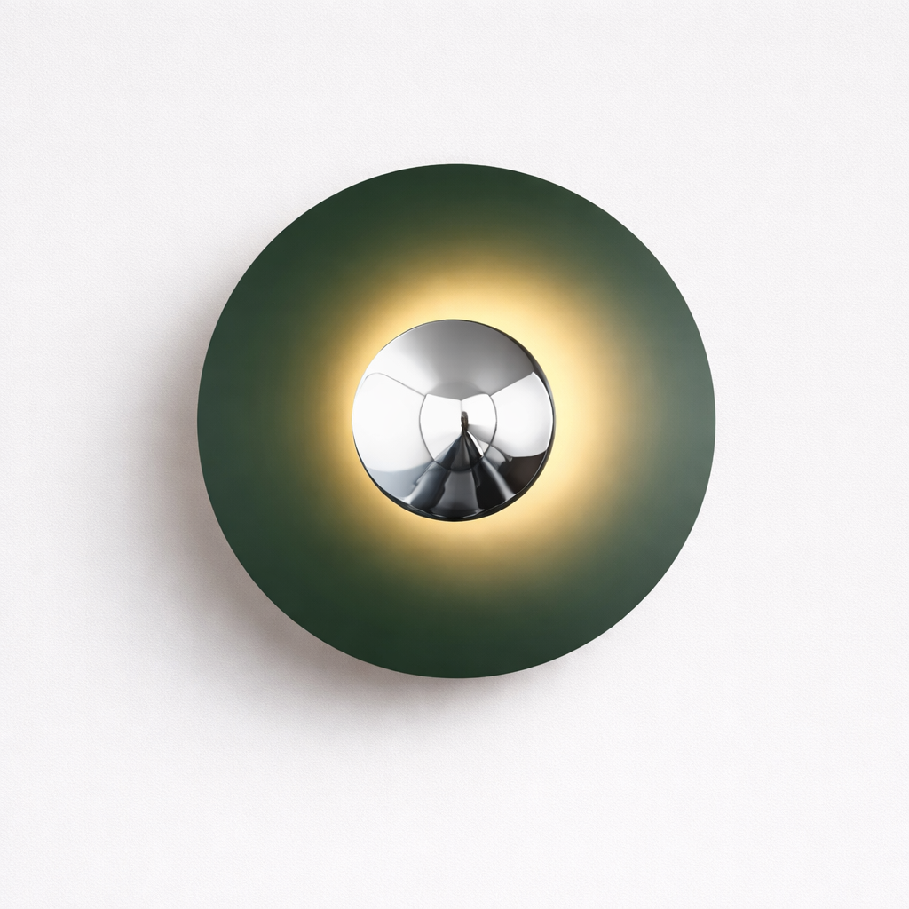 Rund LED væglampe – integreret LED belysning