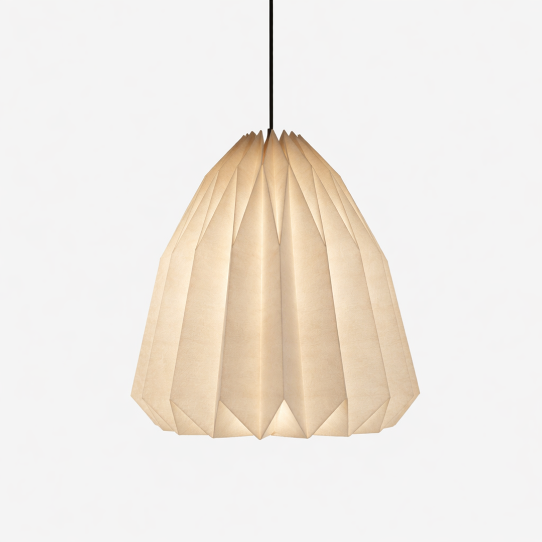 Papirpendel – origami-design med blødt lys