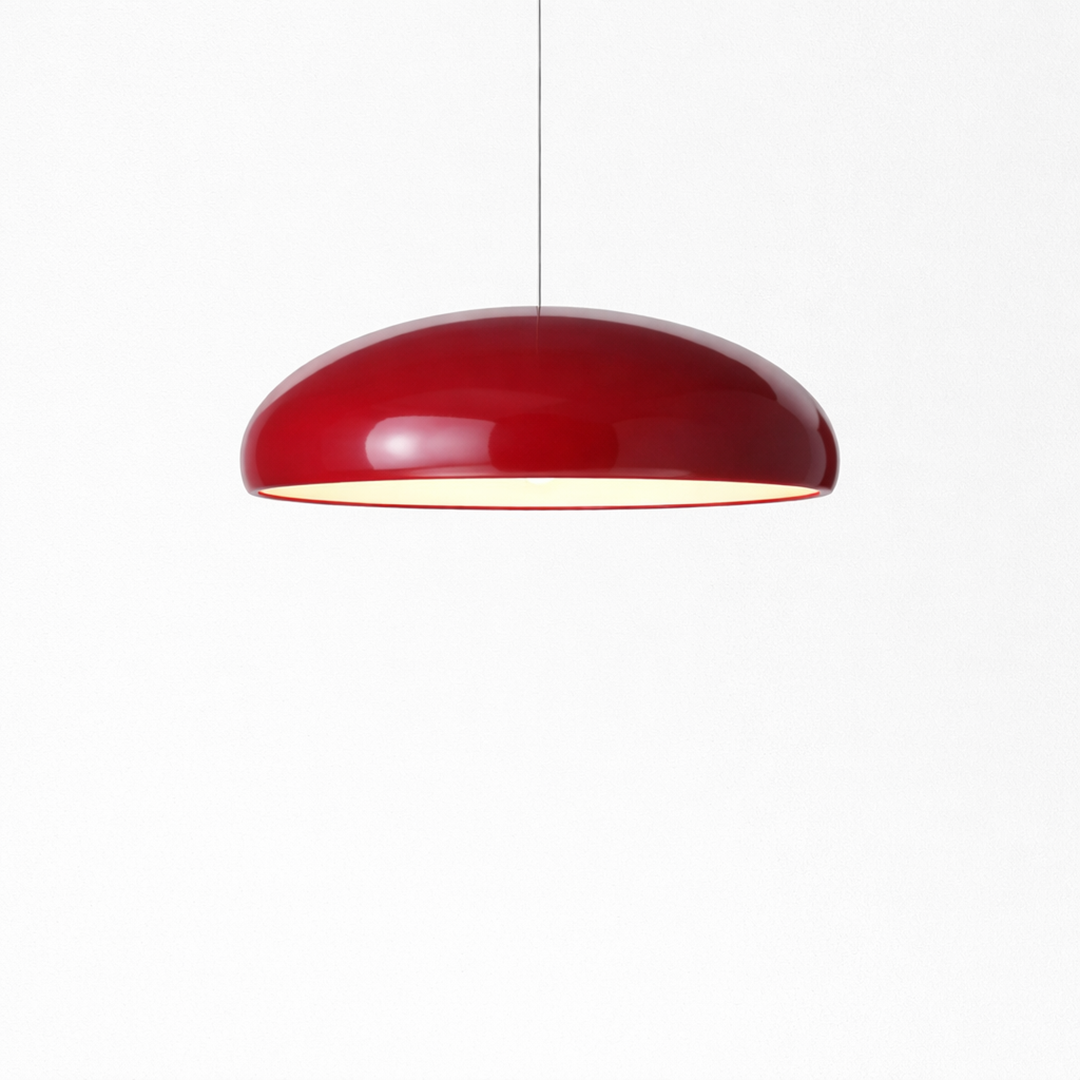 Pendellampe med lagdelt glas – moderne LED belysning