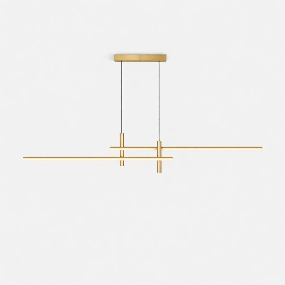 Lineær LED pendellampe til spisebord