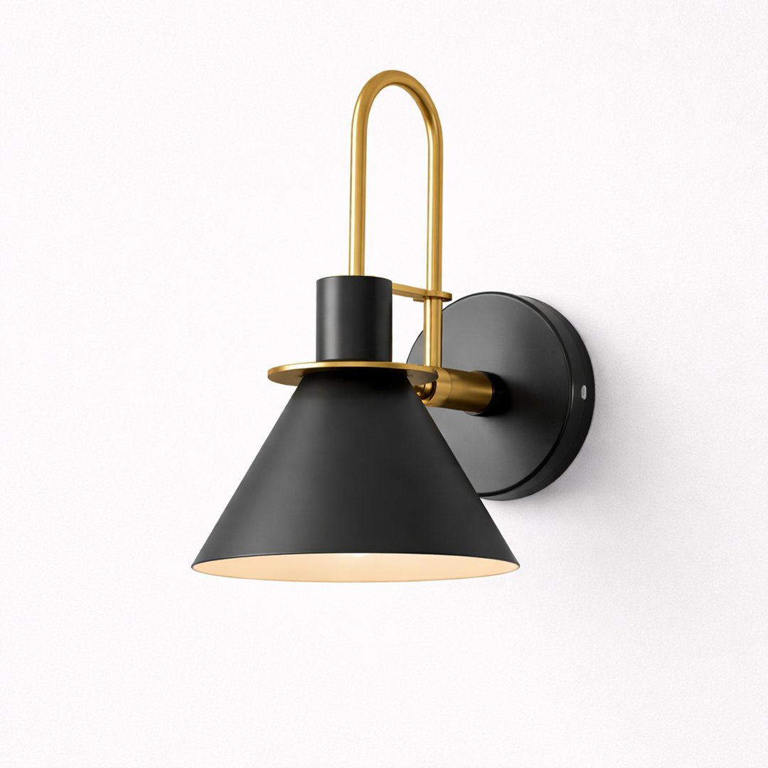 Skulpturel væglampe – moderne design med blødt lys