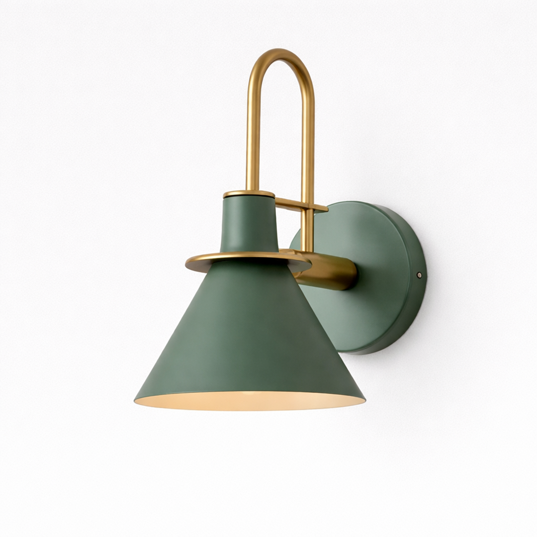 Skulpturel væglampe – moderne design med blødt lys