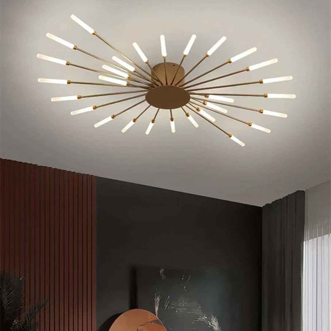LED loftlampe – moderne stjerneformet lysdesign