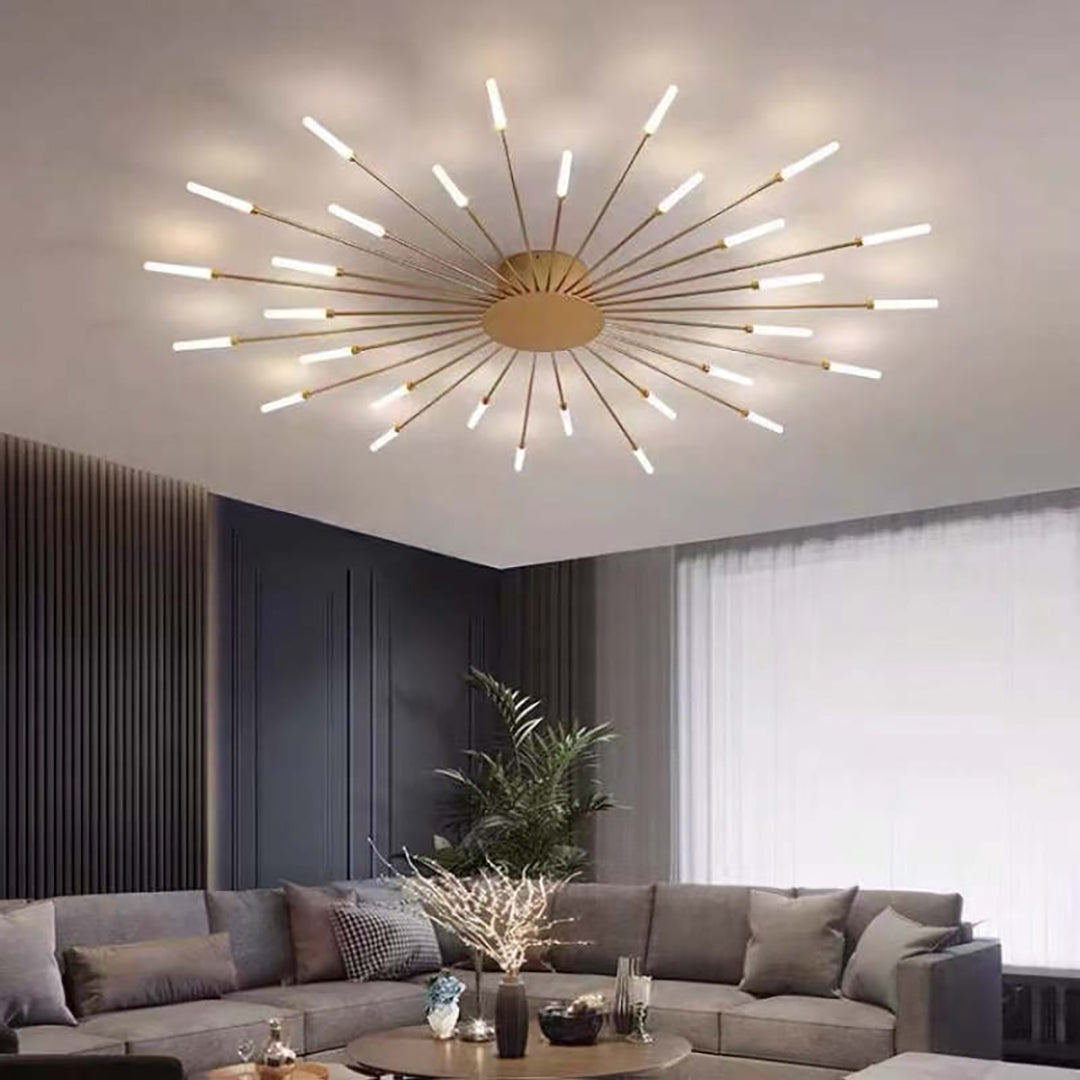 LED loftlampe – moderne stjerneformet lysdesign