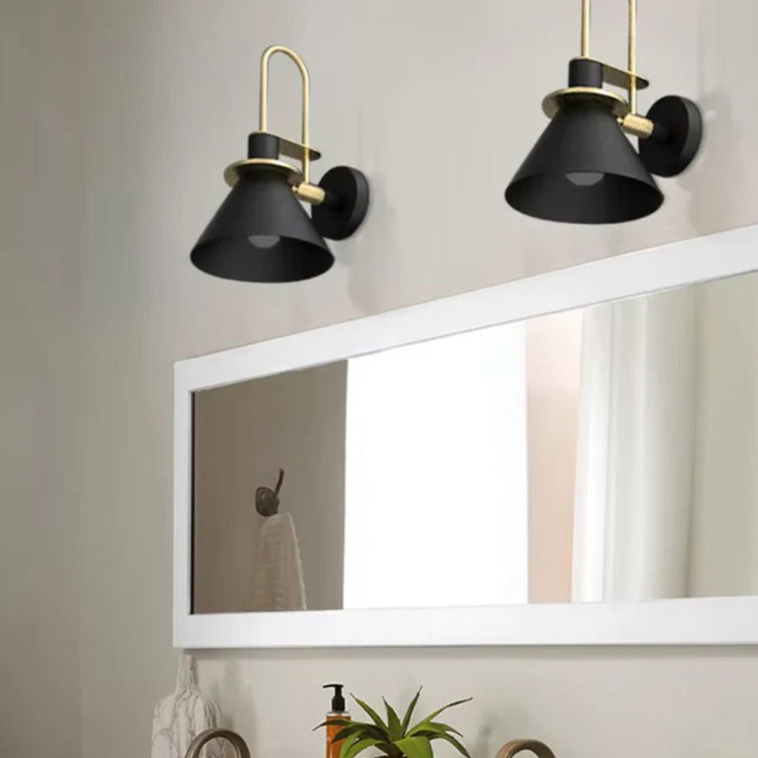 Skulpturel væglampe – moderne design med blødt lys