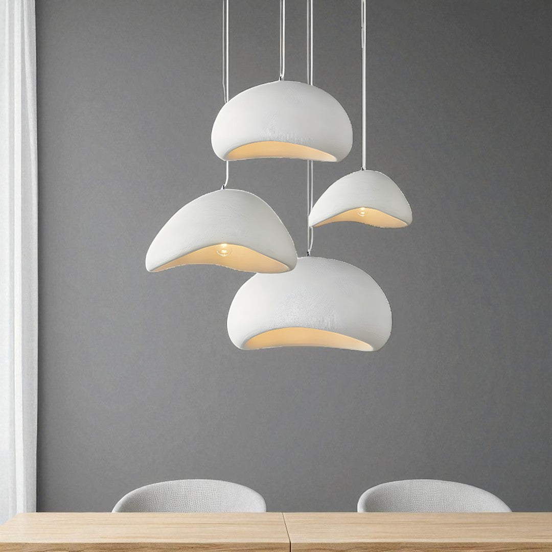 Japansk Kokon Pendellampe I Zen Minimalistisk Design