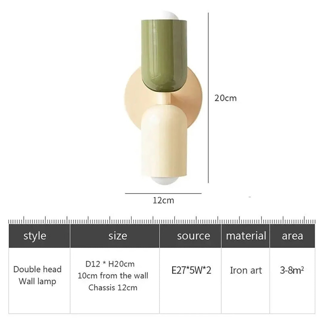 LED væglampe – moderne design med dobbelt lys