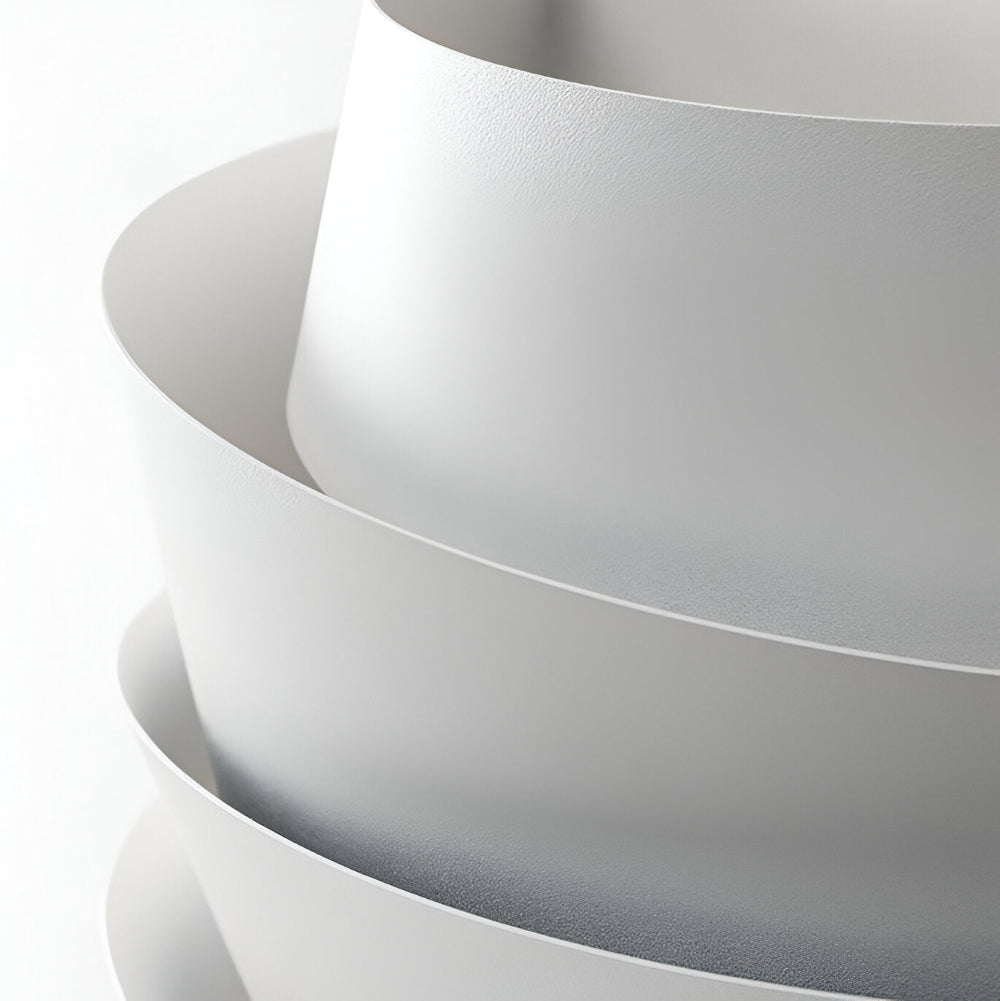 LED væglampe i jern – skandinavisk lagdelt design med dobbelt lys