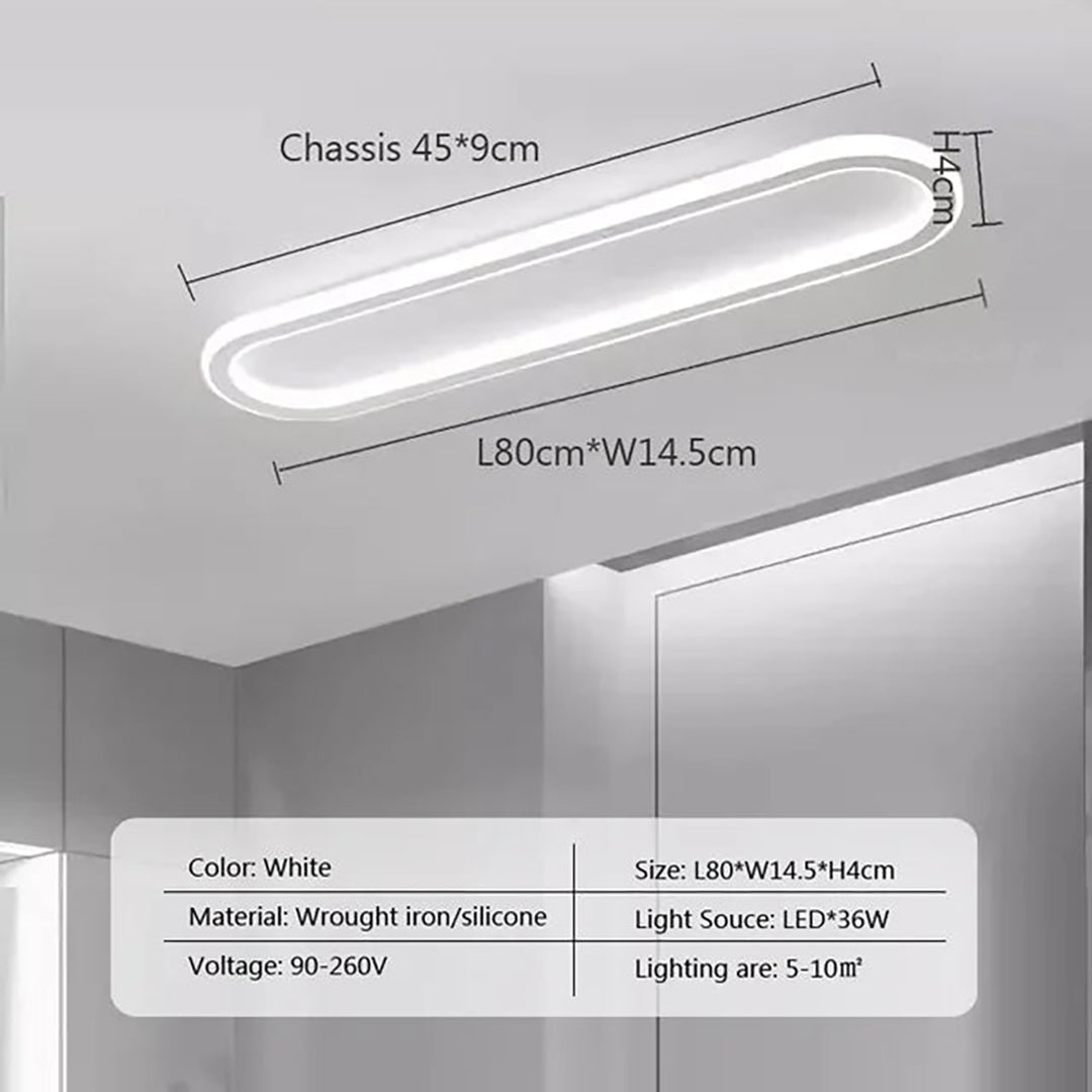LED flush mount loftlampe – moderne luksusdesign