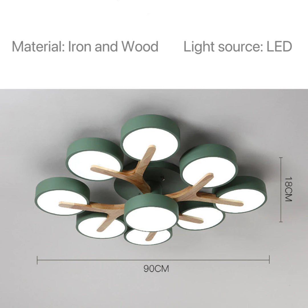 LED loftlampe med flere lyskilder