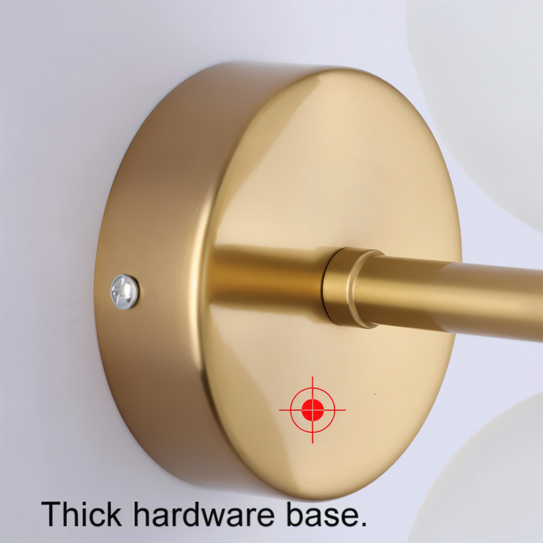 Skandinavisk up & down væglampe i glas