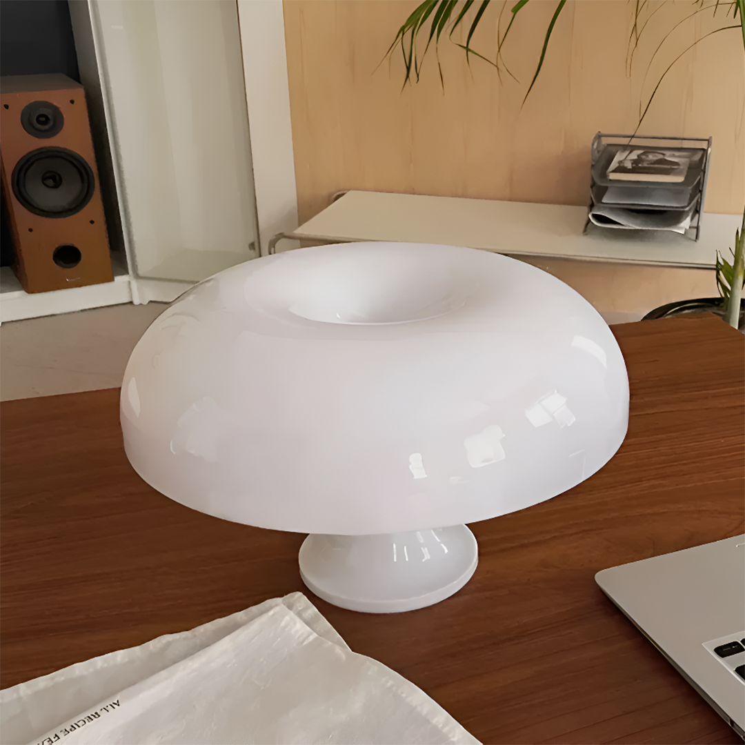 Retro sunrise bordlampe – svampelampe med LED