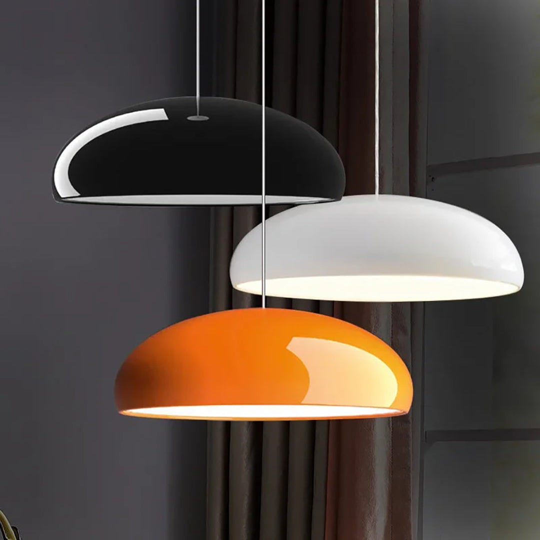 Pendellampe med lagdelt glas – moderne LED belysning