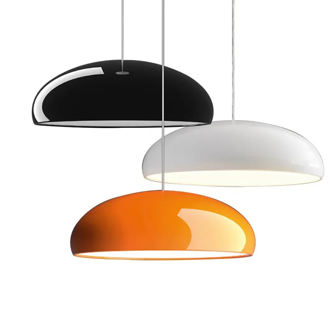 Pendellampe med lagdelt glas – moderne LED belysning