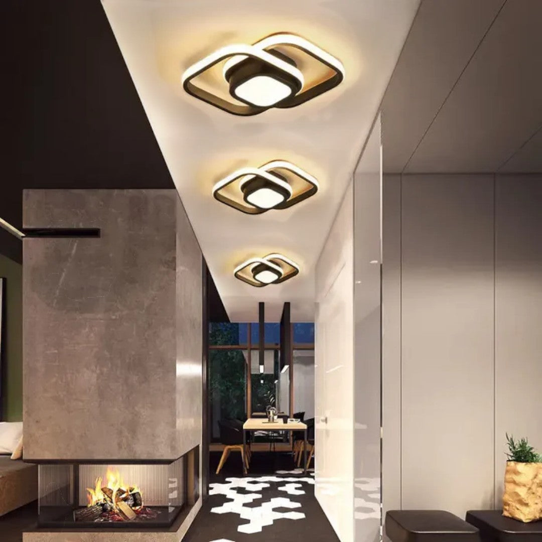 Minimalistisk LED Loftlampe Til Gang Og Køkken