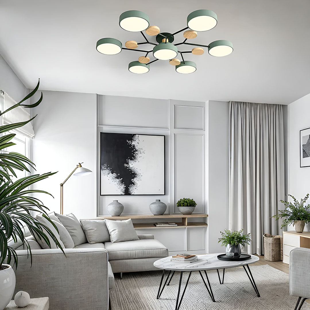 Moderne LED Loftlysekrone Til Luksusinteriører