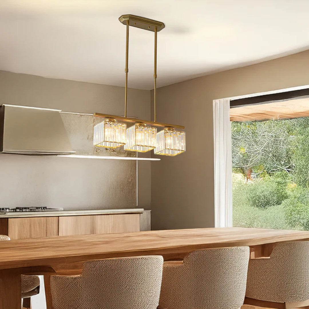 Skandinavisk Glas Pendellampe Til Køkken Og Spisestue