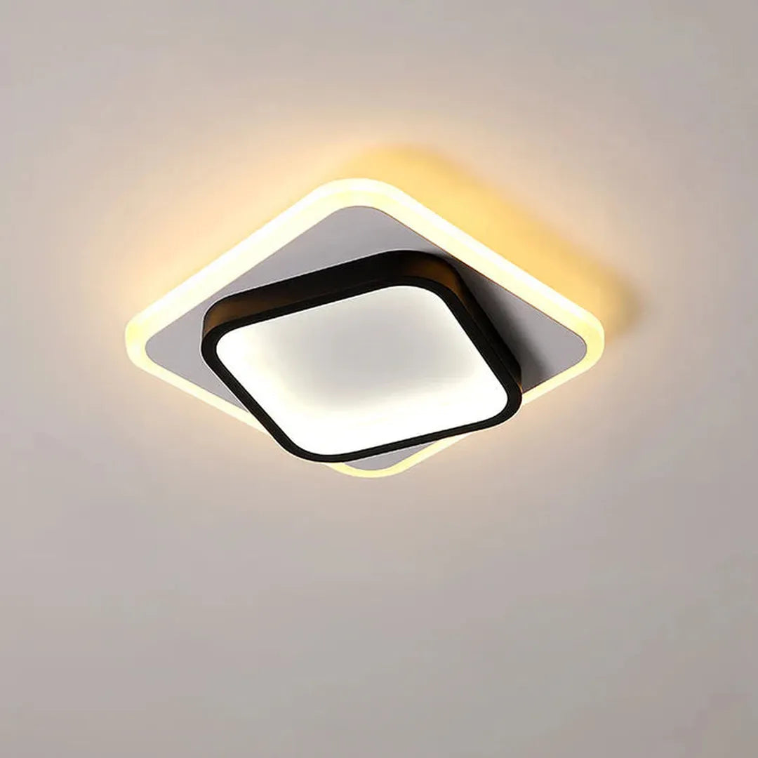 Moderne Firkantet LED Loftlampe