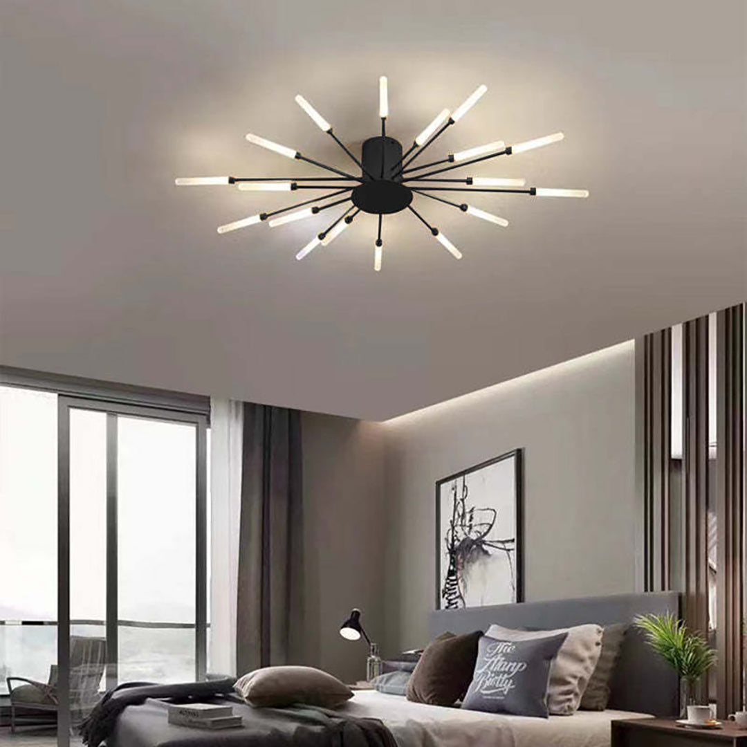LED loftlampe – moderne stjerneformet lysdesign