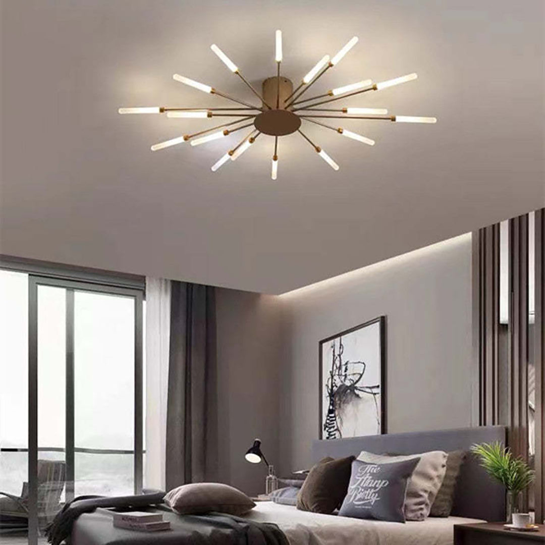 LED loftlampe – moderne stjerneformet lysdesign
