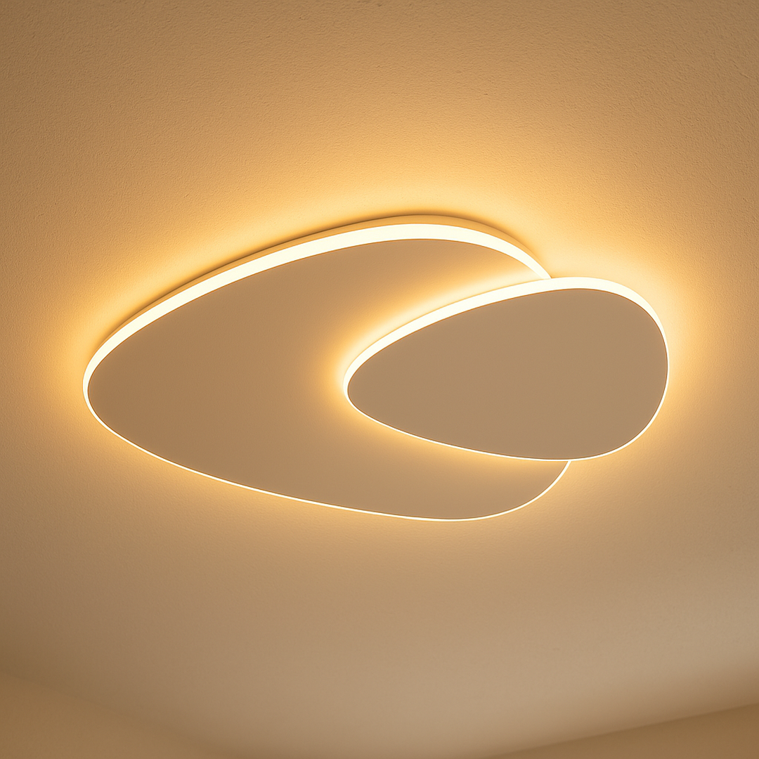 Slank LED Påbygningsloftlampe I Moderne Design