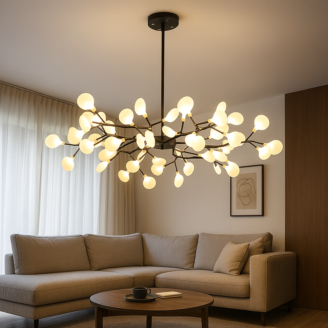 Forgrenet Akryl LED Lysekrone I Moderne Luksusstil