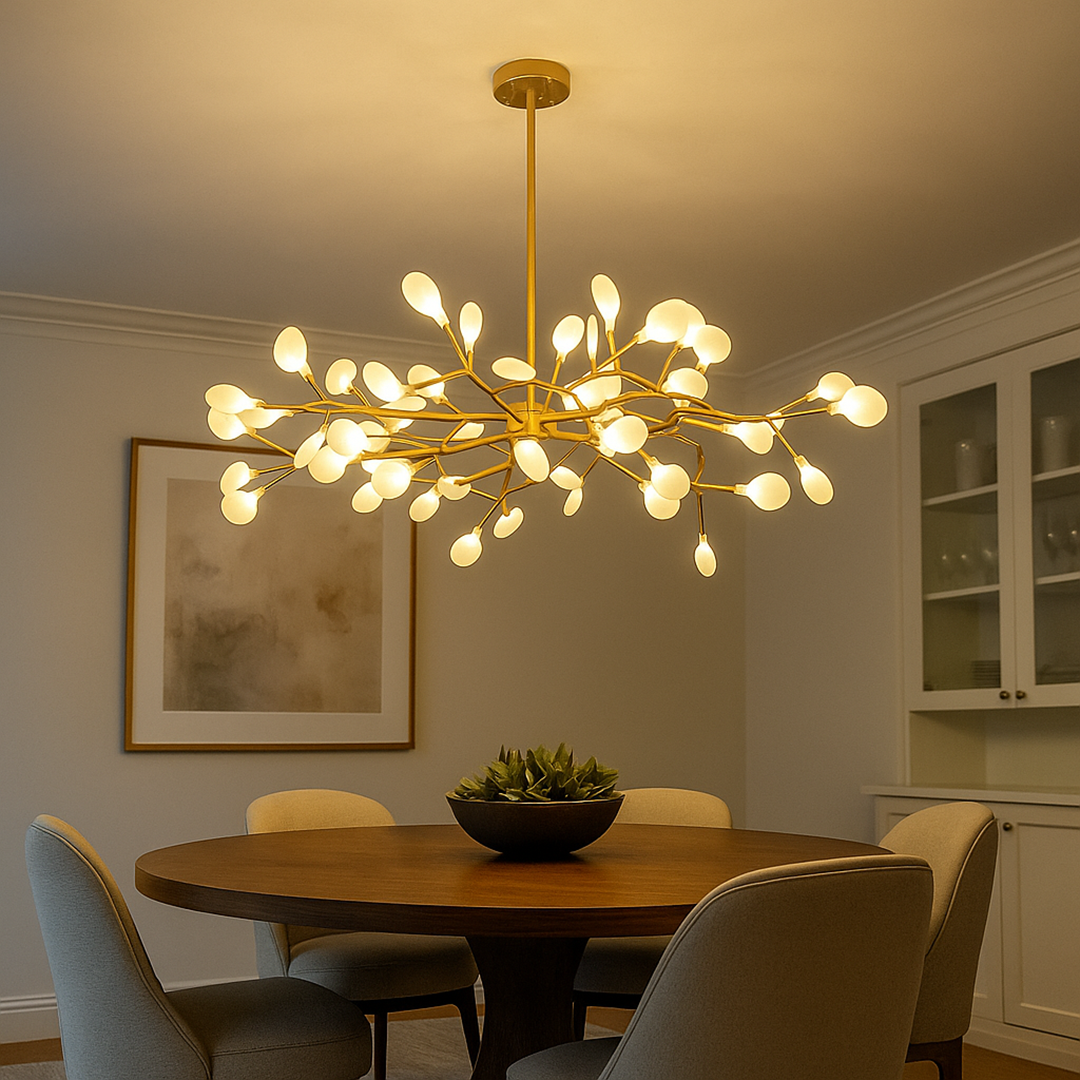 Forgrenet Akryl LED Lysekrone I Moderne Luksusstil