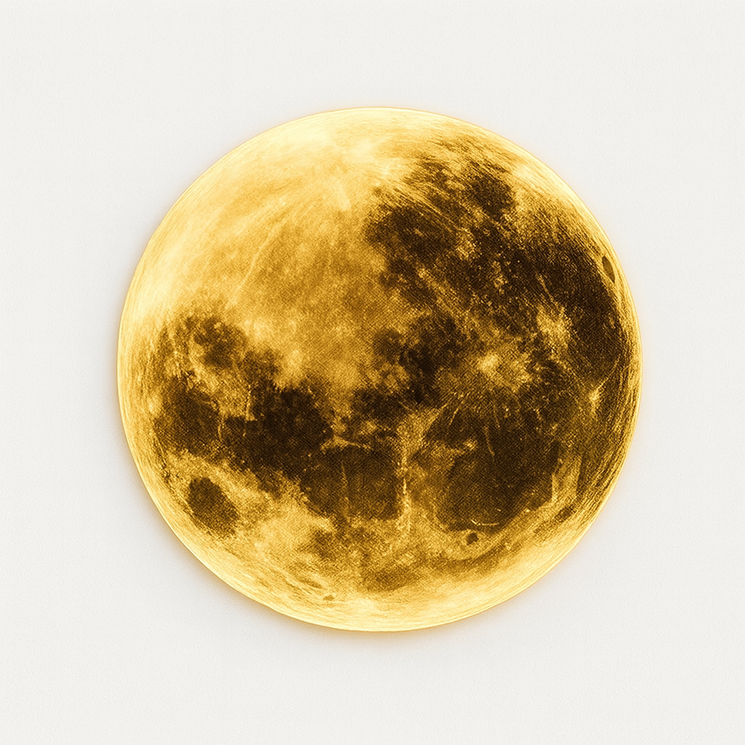 Måneformet LED Væglampe Til Soveværelse Og Dekorativ Belysning