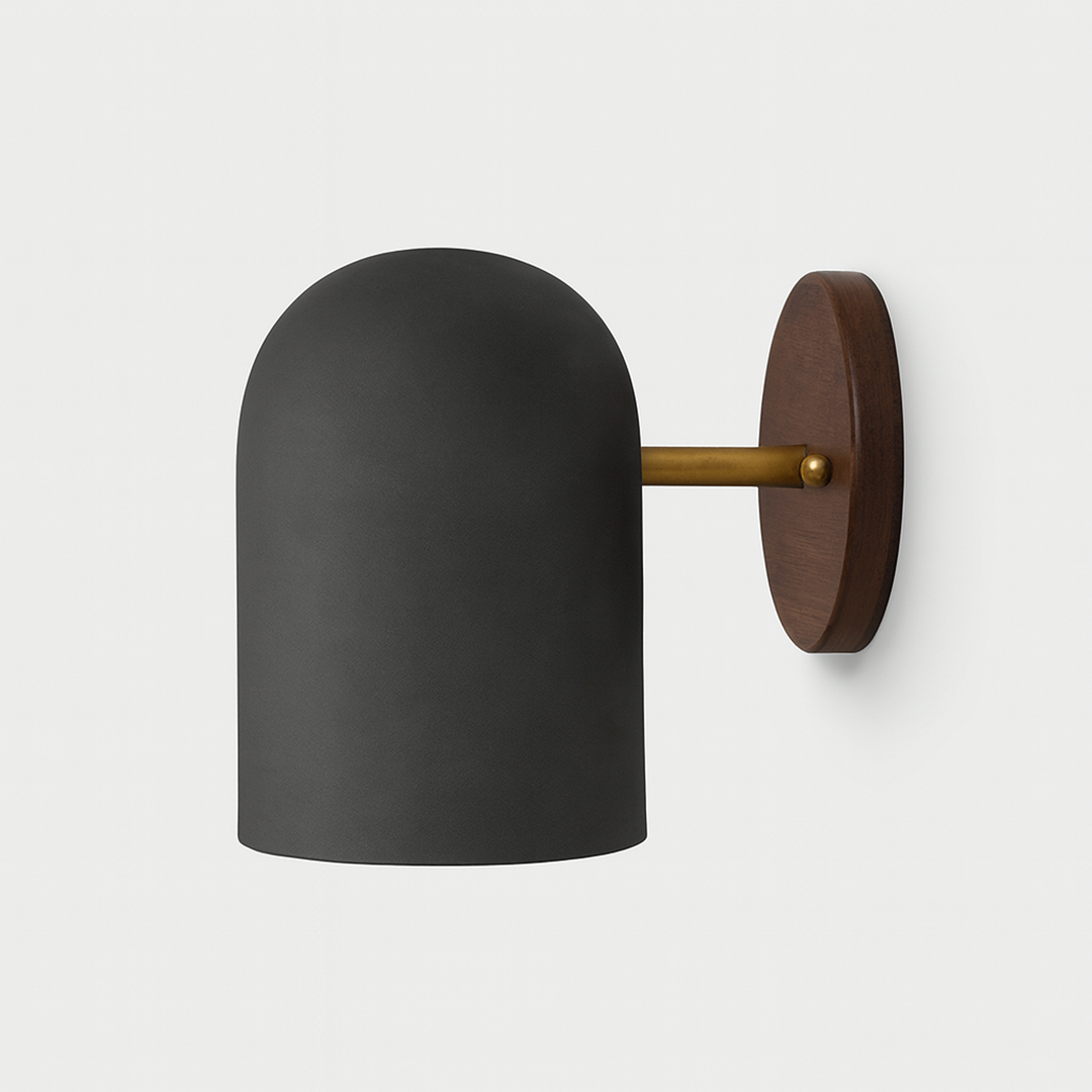 Træ LED Væglampe I Skandinavisk Design