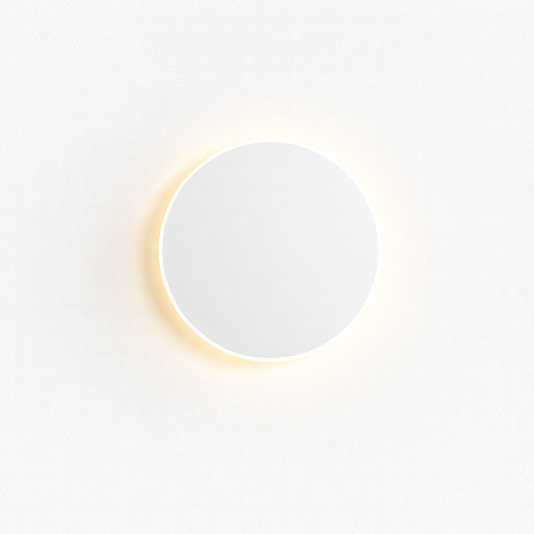 Rund LED væglampe – strømlinet moderne design