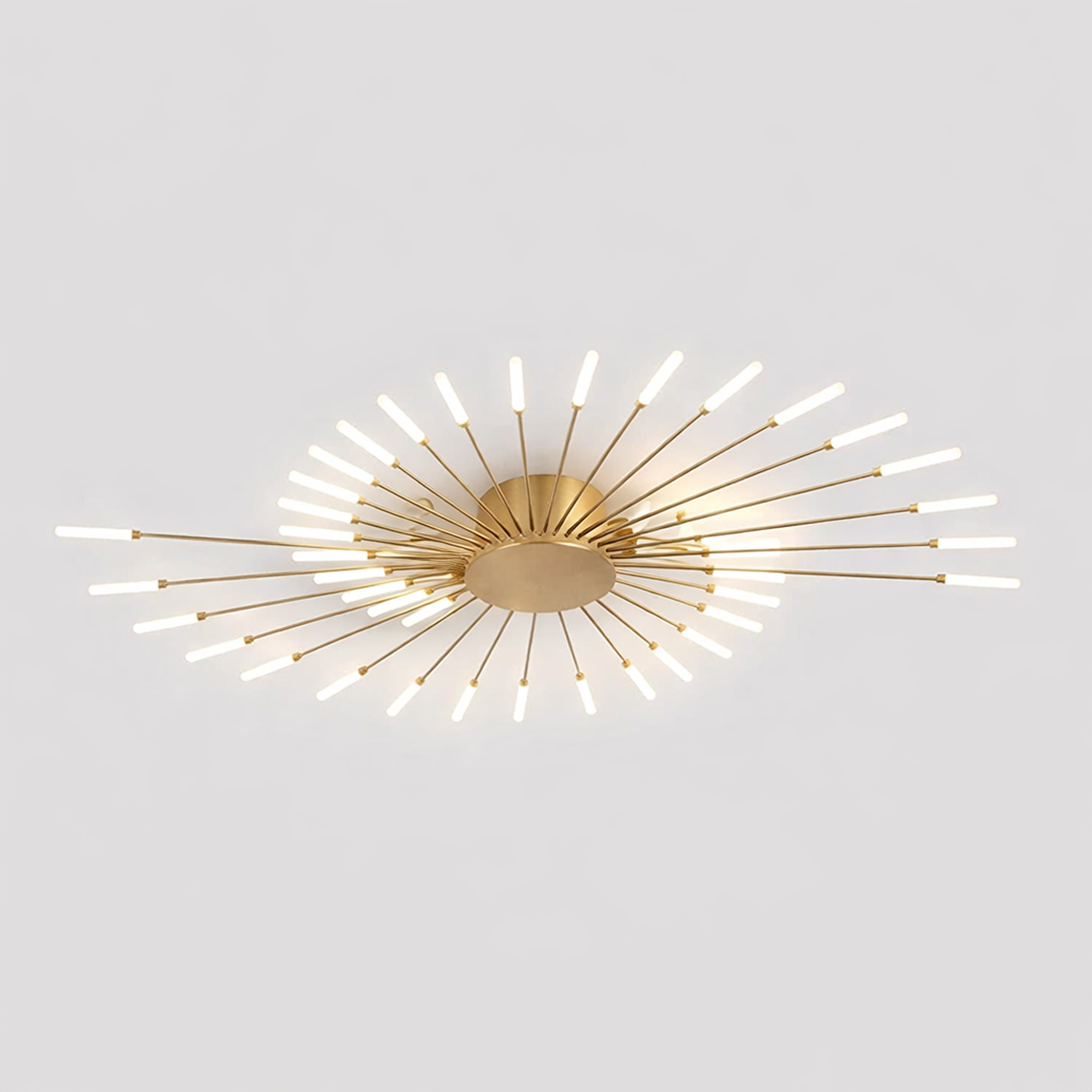 LED loftlampe – moderne stjerneformet lysdesign