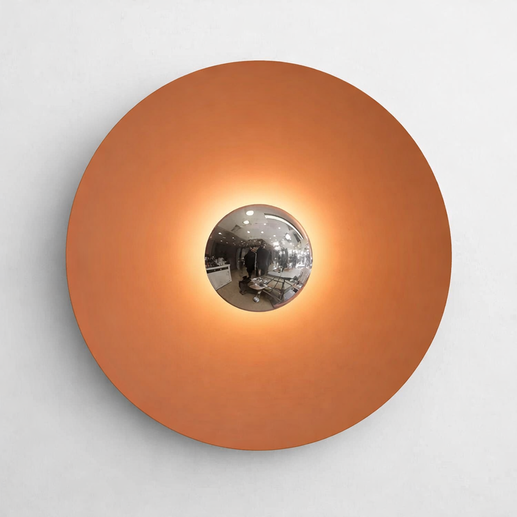 Rund LED væglampe – integreret LED belysning