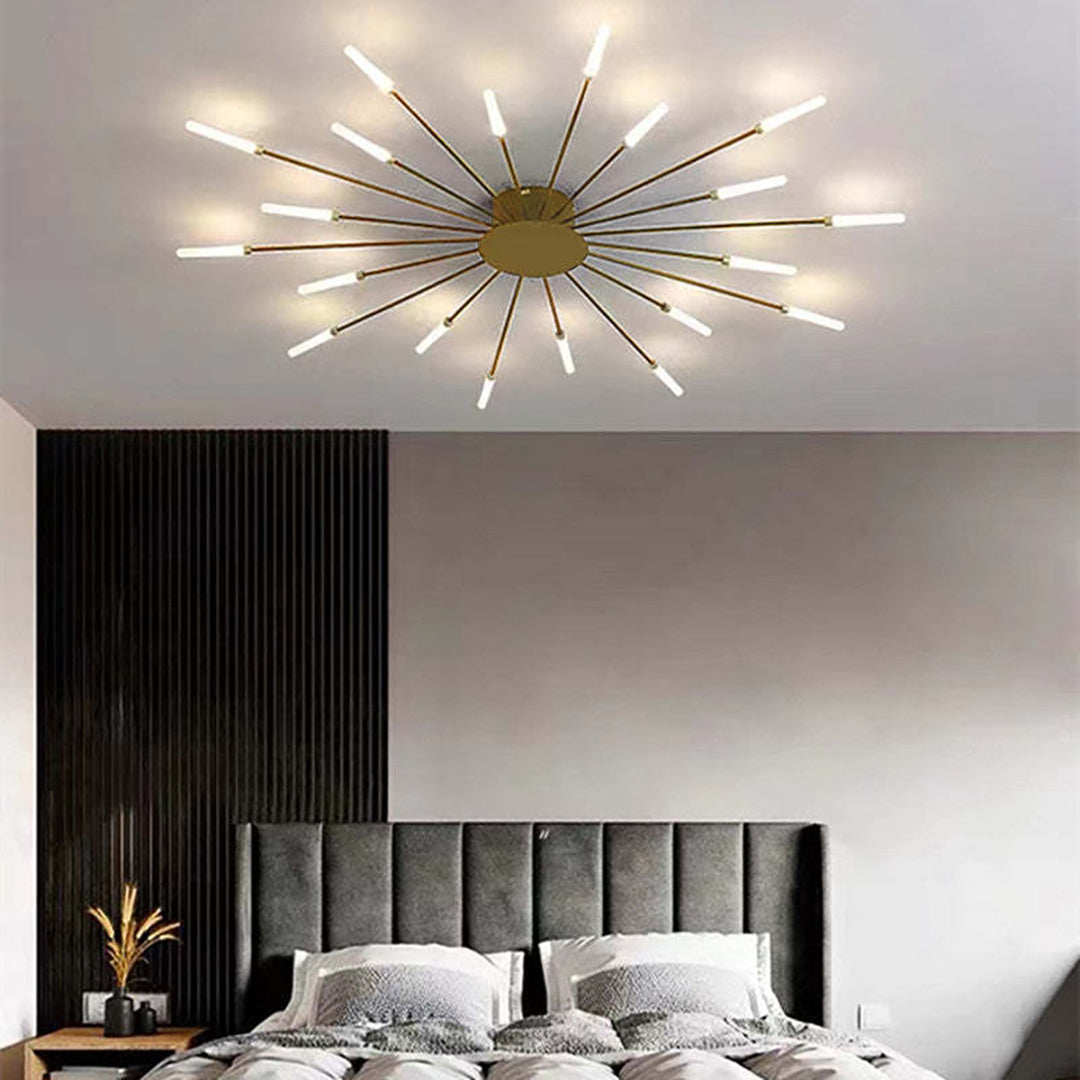 LED loftlampe – moderne stjerneformet lysdesign
