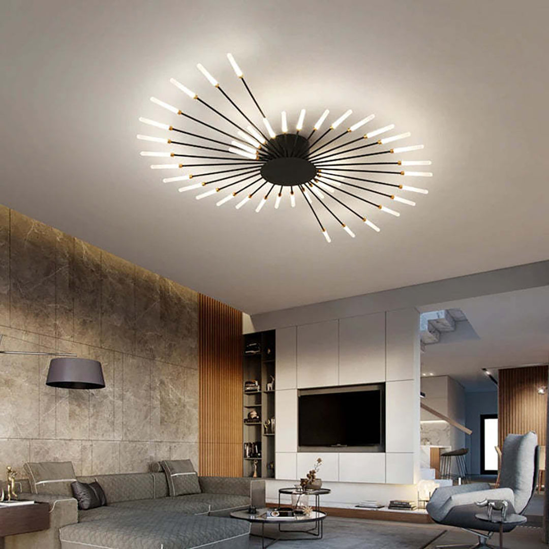 LED loftlampe – moderne stjerneformet lysdesign