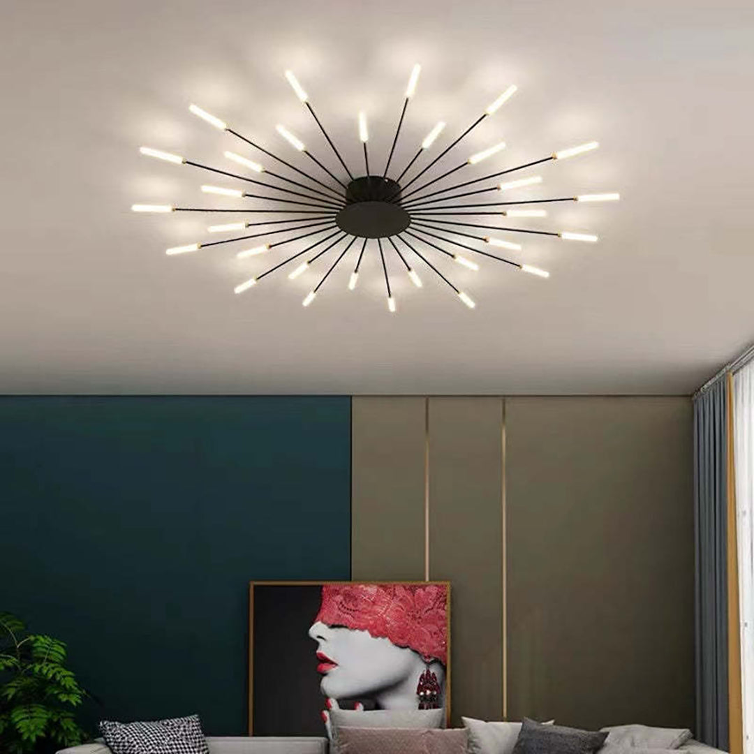 LED loftlampe – moderne stjerneformet lysdesign