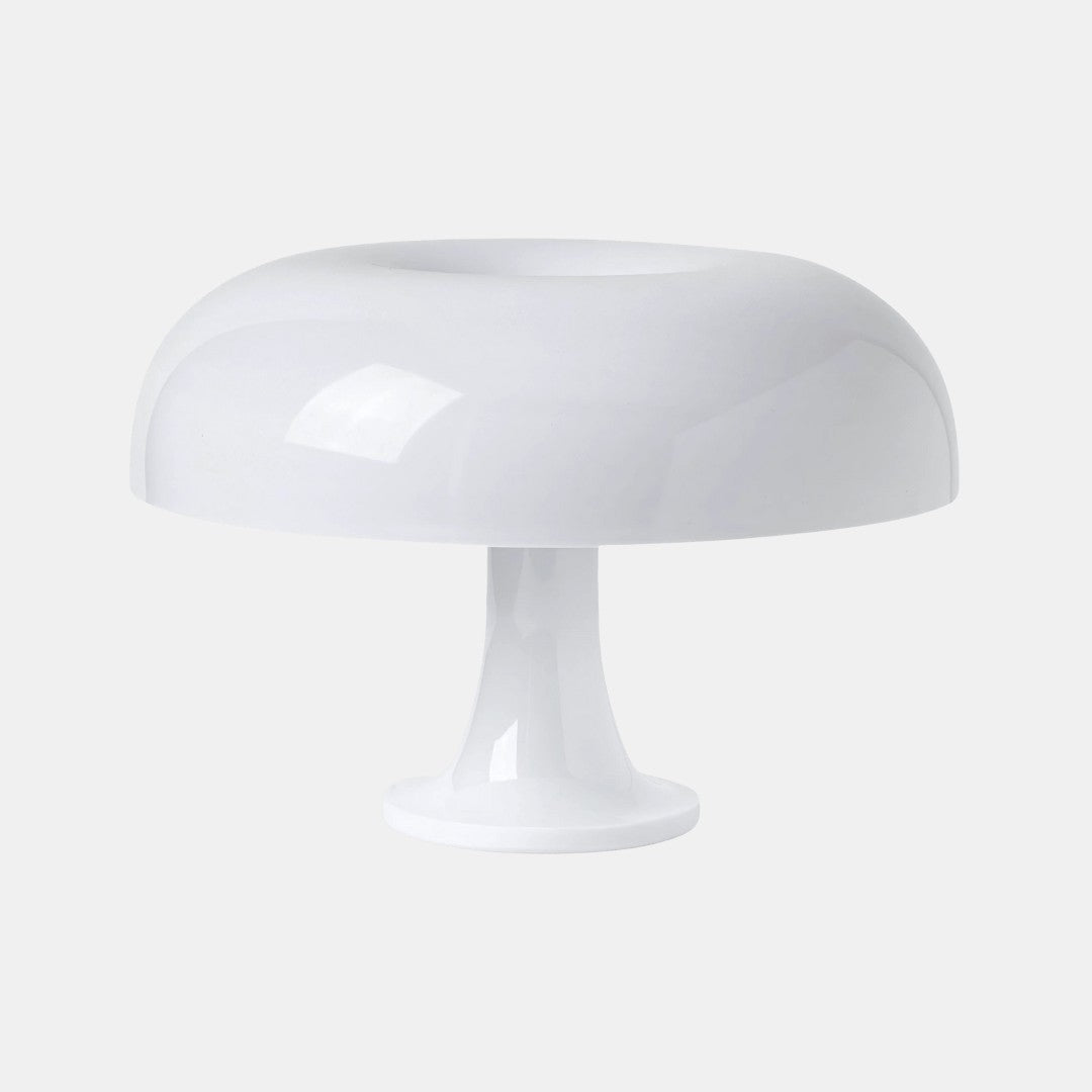 Retro svampe bordlampe i PVC – varm stemningsbelysning