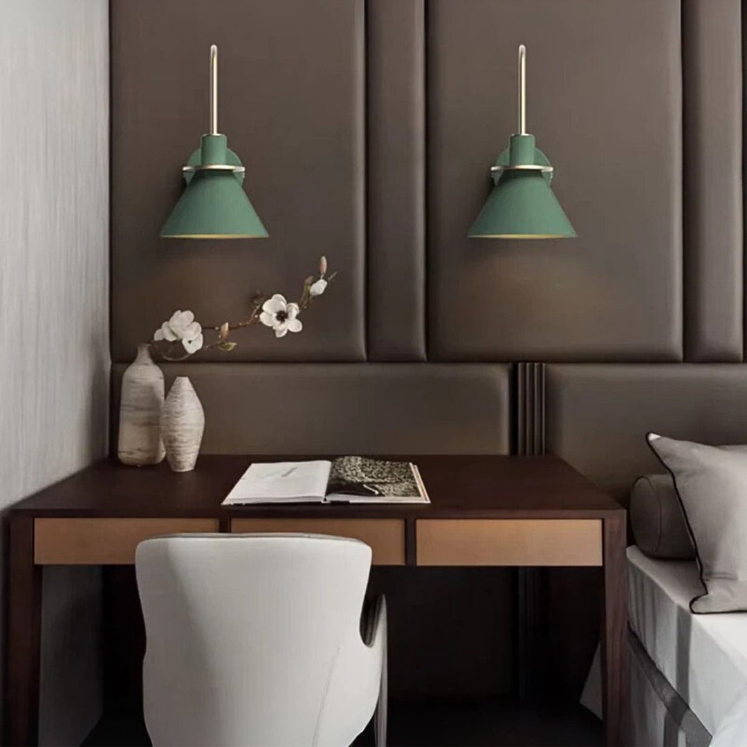 Skulpturel væglampe – moderne design med blødt lys