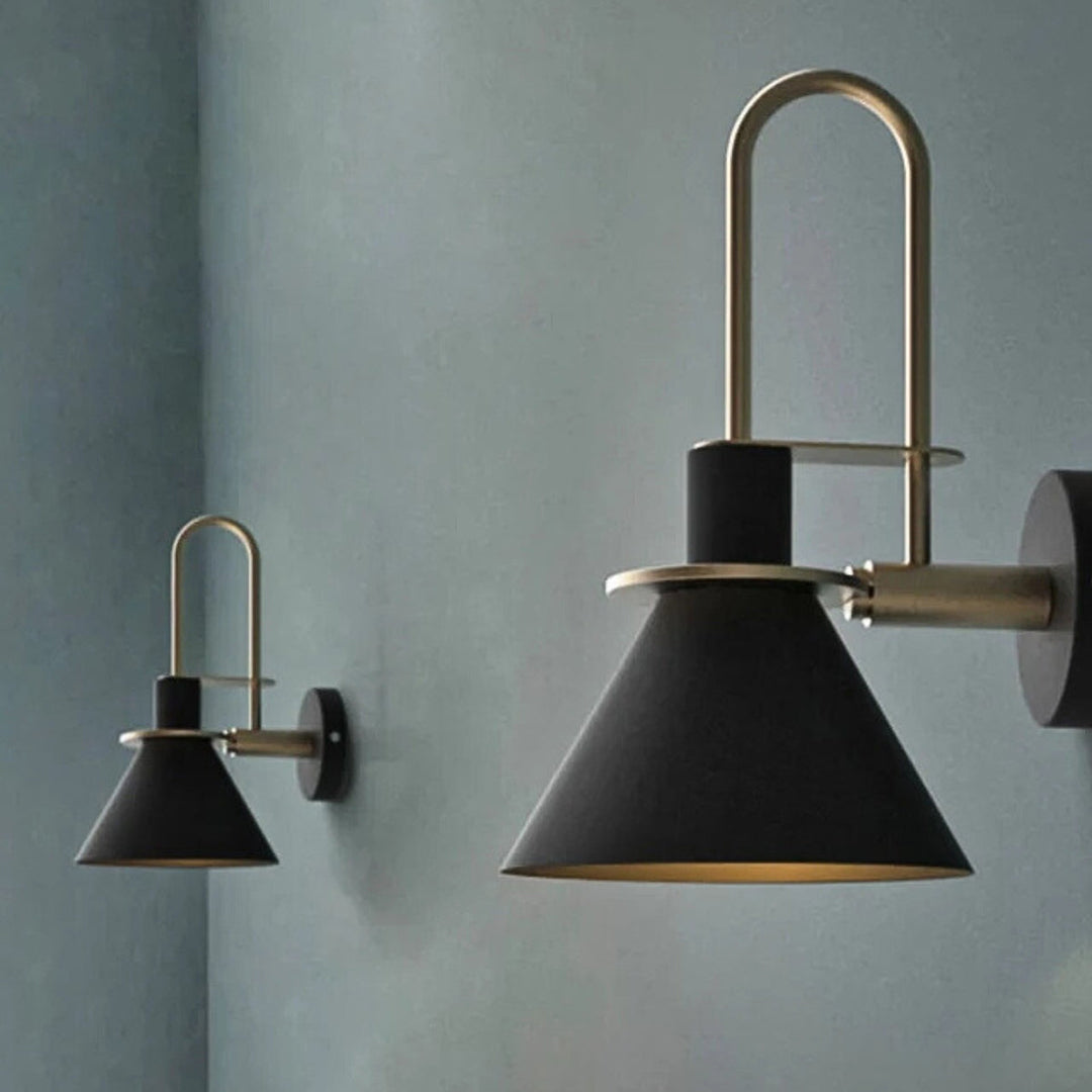 Skulpturel væglampe – moderne design med blødt lys