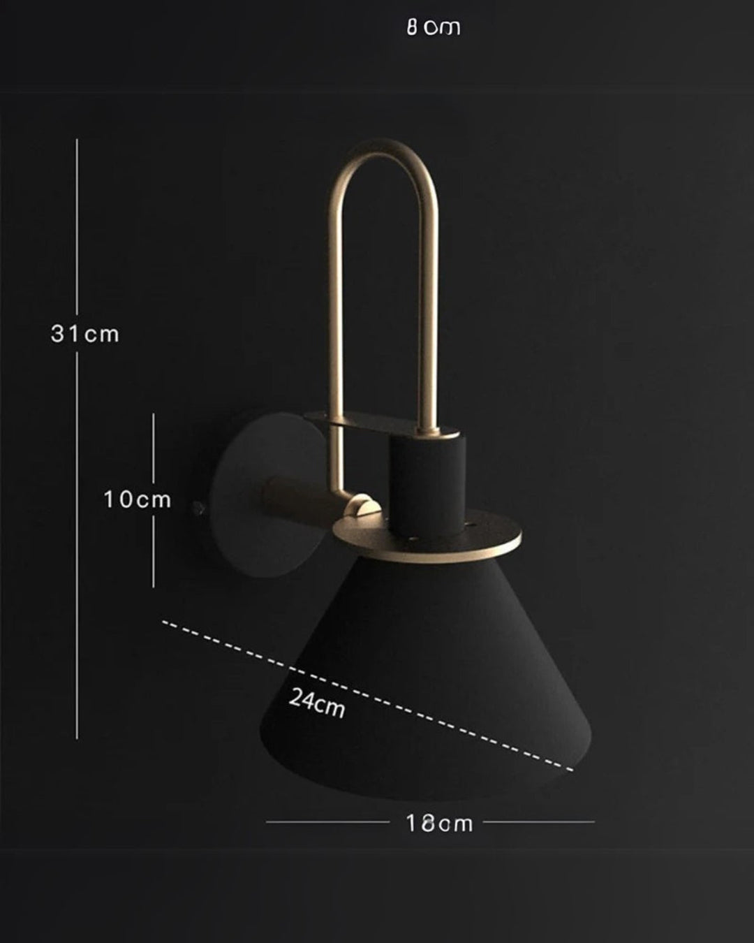 Skulpturel væglampe – moderne design med blødt lys